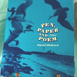 Penna, carta e poesia di David McCord - Copia anticipata - 1973