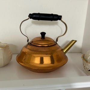 Vintage Copper with Brass Kettle