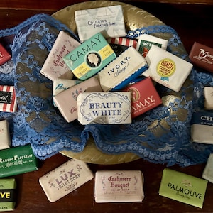 Vintage 50’s - 60’s Hotel Motel Souvenir Soap - Personal Sized - Set of Eight