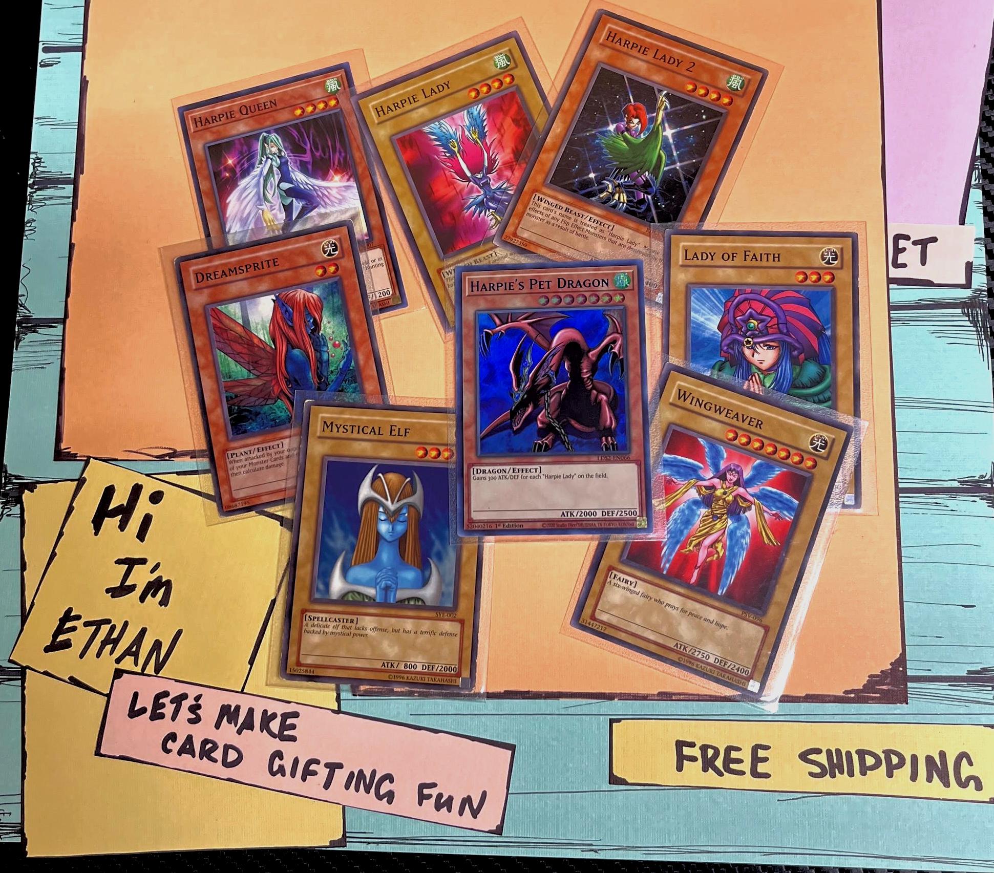 Yugiohs Cards Epic Ladies of Yugioh Cards Hapies Pet Dragon Harpie Queen  Harpie Lady Cards 1st Edition - Etsy