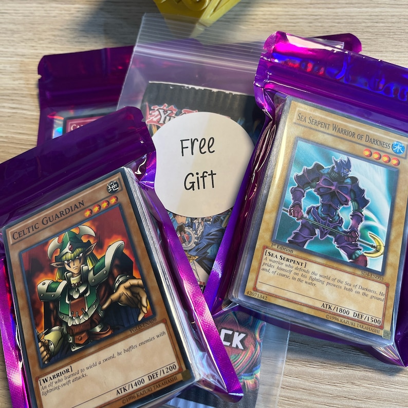 Vintage Yugioh 100 Card Gift Set Yugioh With Millennium Puzzle