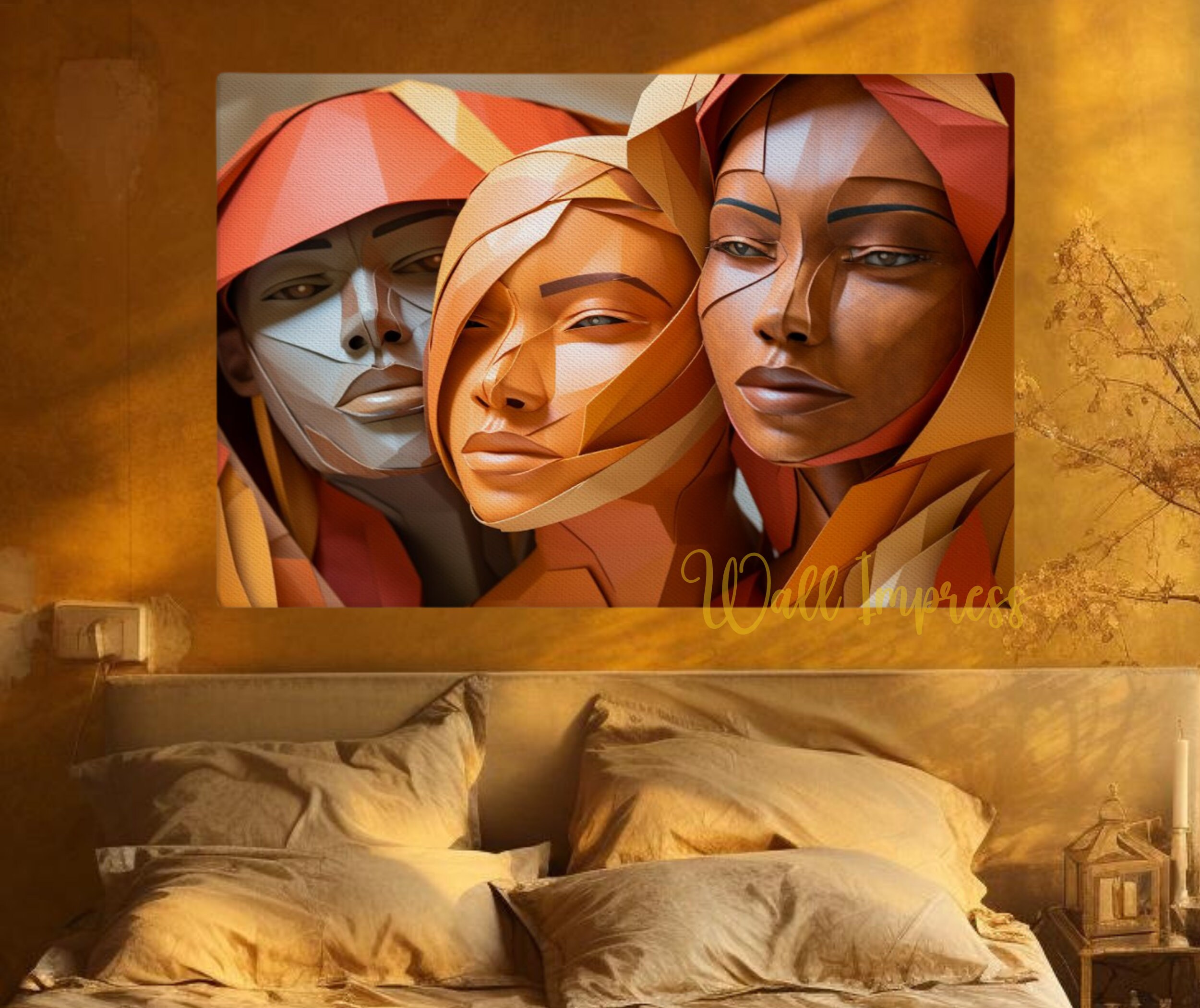 Afrofuturism Print Art, African American Wall Art Canvas, Afrocentric