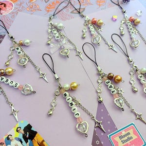 PHONE CHARM fanart BTS - Mini Porte-bonheur à attacher | 8 modèles disponibles