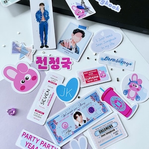 Mega Lots STICKERS BTS - Fanart Kpop | +35 AUTOCOLLANTS | 8 lots au choix