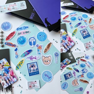 Stray Kids Stickerset — Verzamelbare Fanart | OT8 of per lid