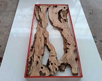 Kiln Dried Olive Wood Slab: Rustic Epoxy Table Lumber