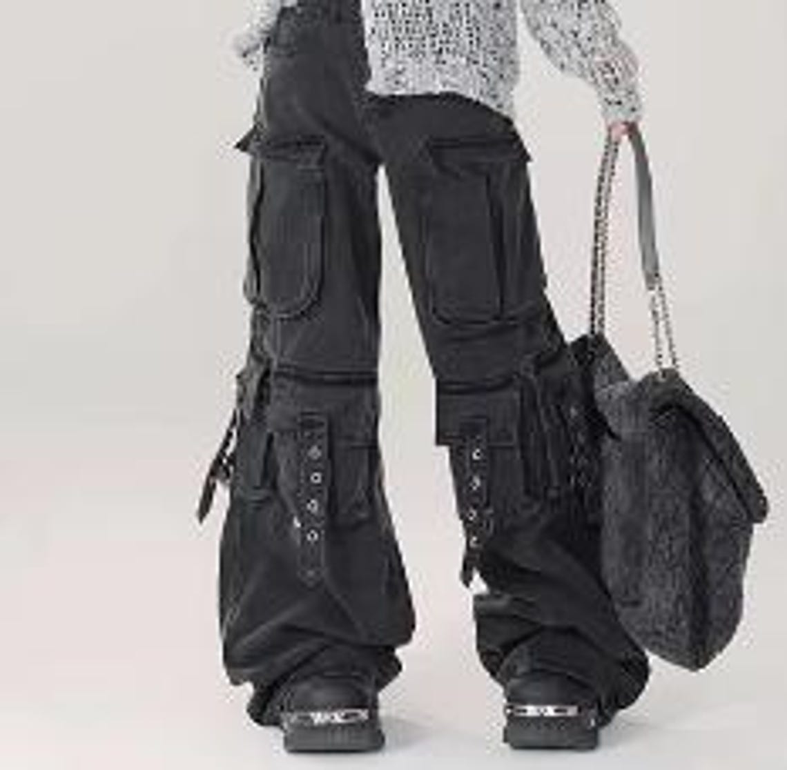 Vintage Y2K Cargo Shorts – Harajuku Streetwear Retro Denim