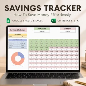 Spreadsheet voor de digitale spaaruitdaging, budgettering met 100 enveloppen, tracker voor het digitaal sparen van kleine bedragen, Google Sheets voor mensen met een laag inkomen