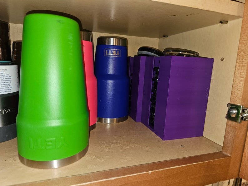 Yeti Lid Organizer Kitchen Clutter Stanley Lid Organizer