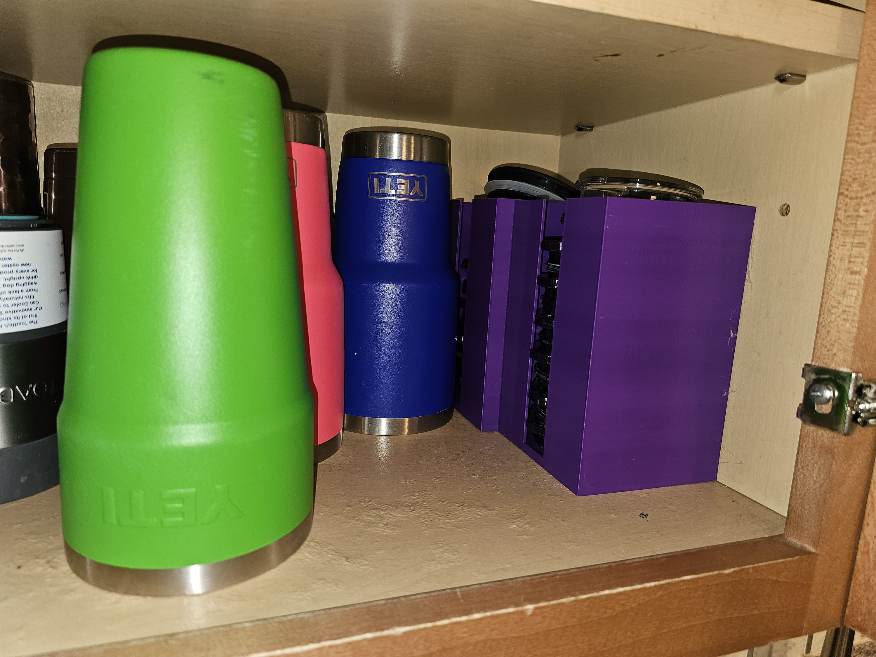 Yeti Lid Organizer Kitchen Clutter Stanley Lid Organizer