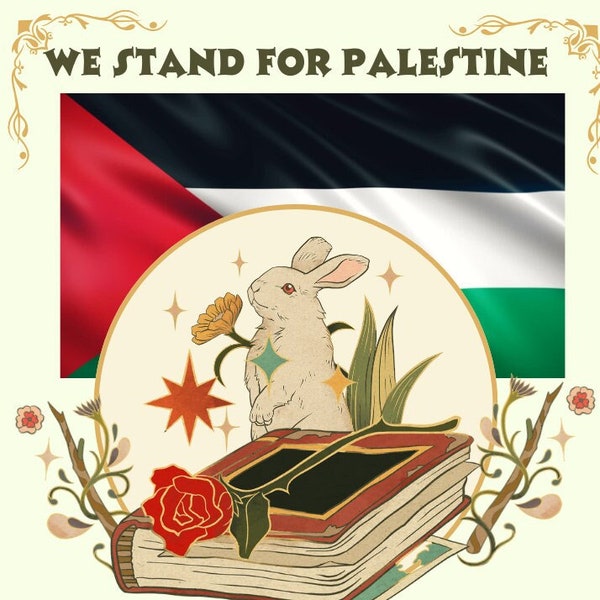 Digital Poster Palestine (Promotion: Include Free E-Poster Video with Flag Animation) Free Palestine E-Poster