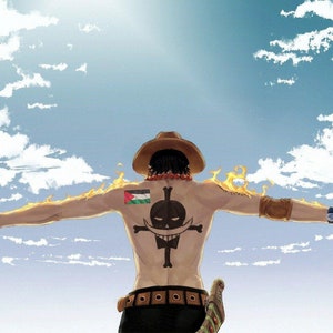 One Piece Anime Portgas D Ace Diamond Painting 
