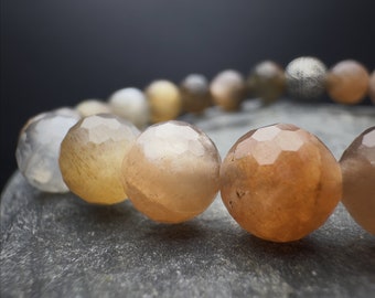 Golden Sunstone gemstone bracelet for joy, motivation, and vitality, elegant crystal jewelry for women