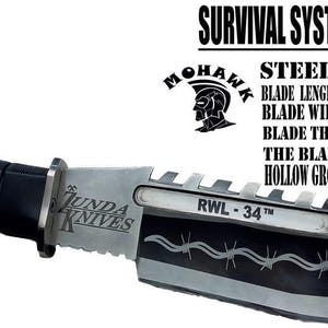 SURVIVAL knife &quot;MOHAWK&quot;