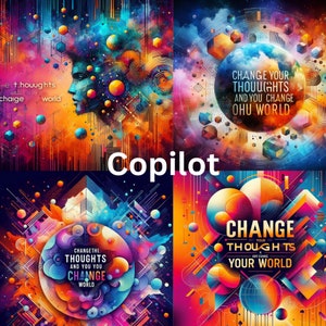 Inspirational Blooms - Abstract Digital Art with Uplifting Quotes