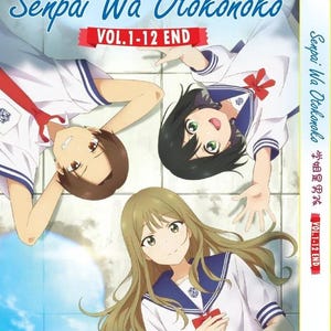 Anime DVD Senpai Wa Ot0k0n0k0 (1-12End) English Subtitle and All Region FREE Express Shipping