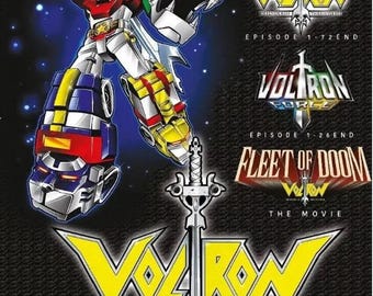 DVD Anime Voltron Complete Collection Vol.1-98 End + Movie English Dubbed + with Free Fast Shipping (DHL Express)