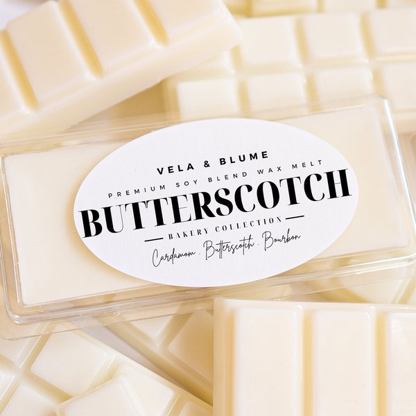 Butterscotch - Strong Scented Wax Melt Snap Bar Scent Winter Collection Brown Sugar Bourbon Cardamom Oak Patchouli Candle