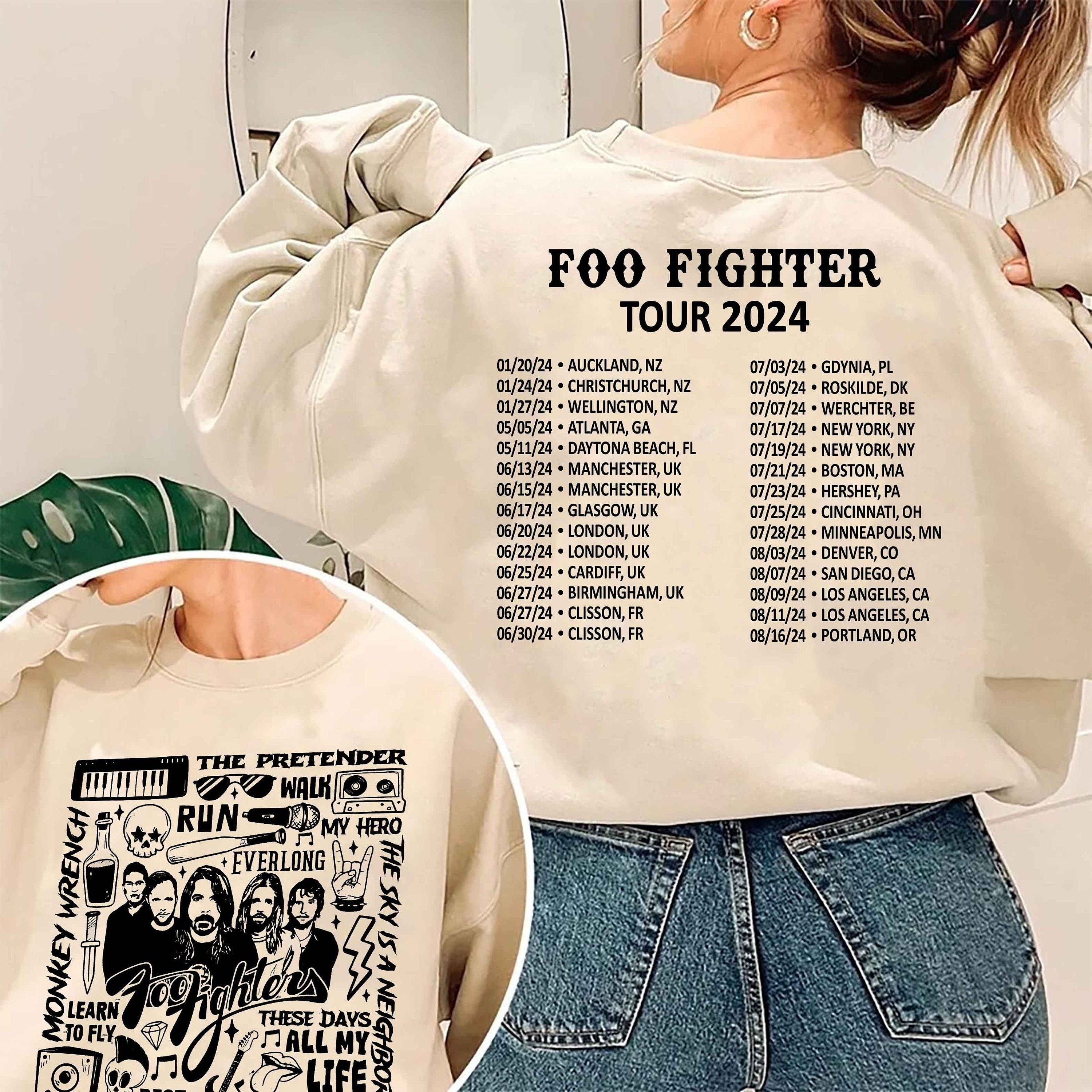 FF Band Fighters Tour 2024 Shirt, FF Band Fighters Sweatshirt