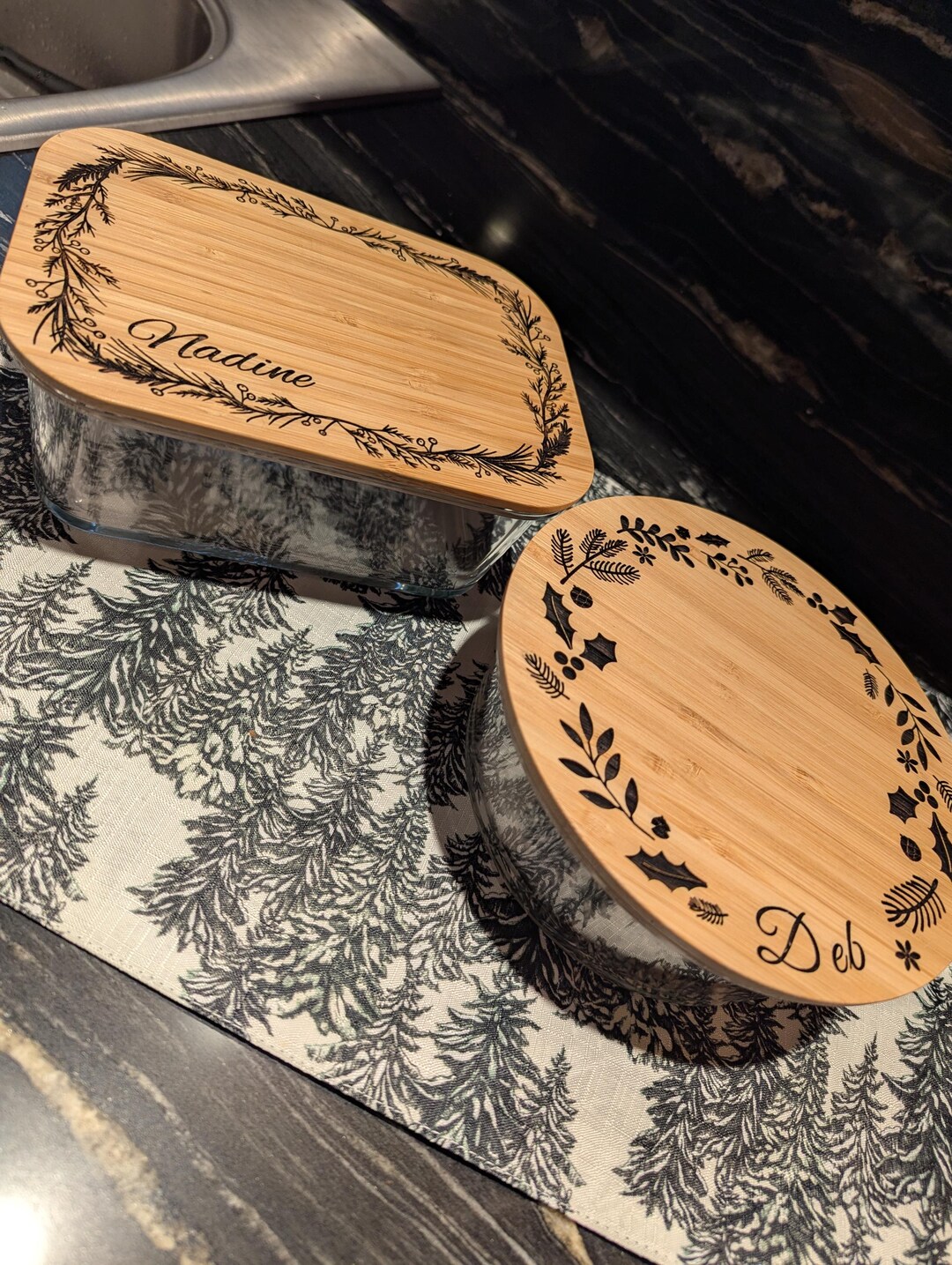 Personalized Food Storage Containers - Etsy