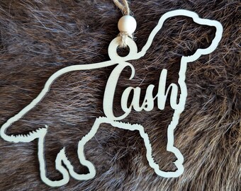 PERSONALIZED English Setter ornament