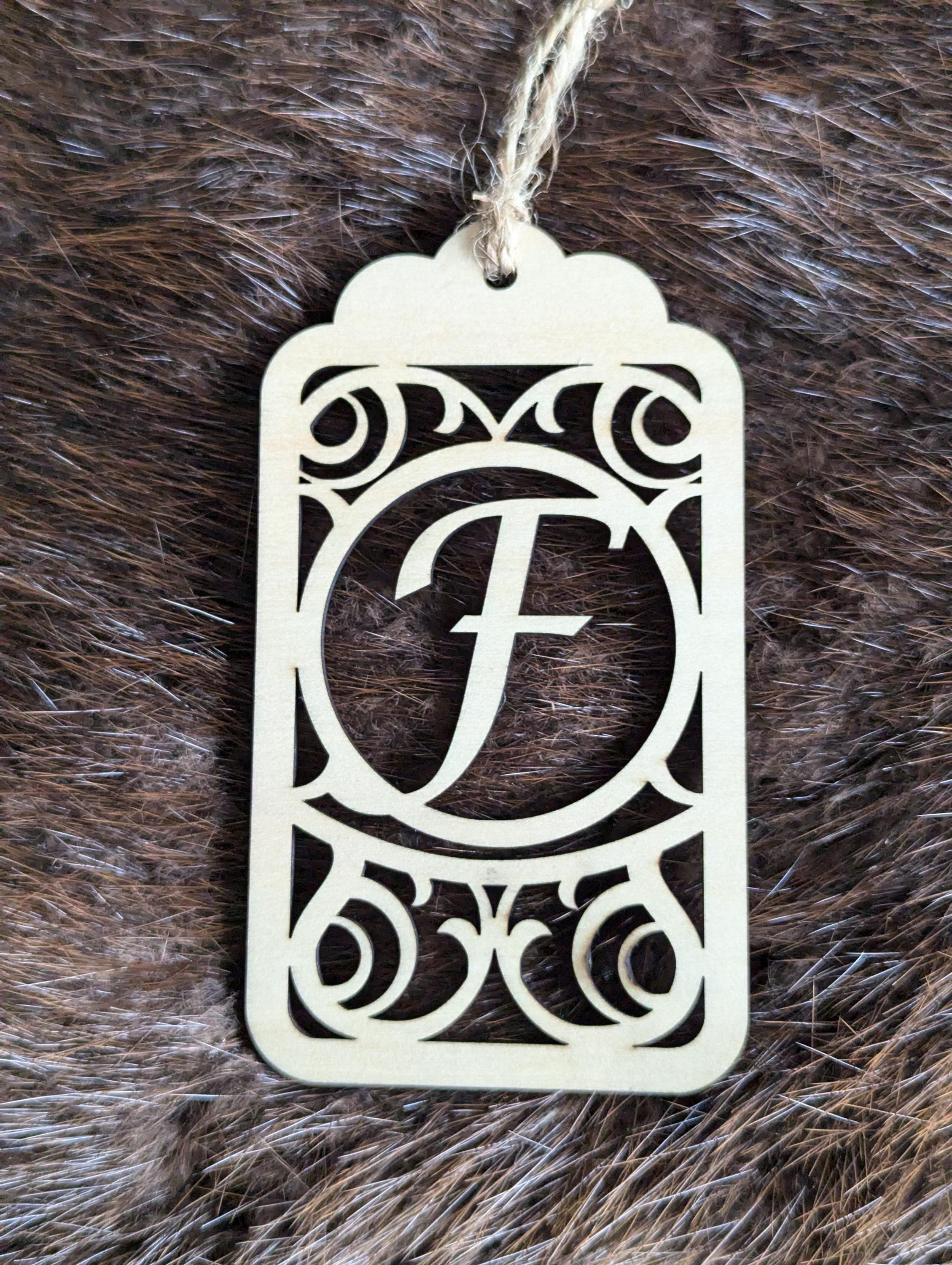 Monogram Gift Tags - Etsy