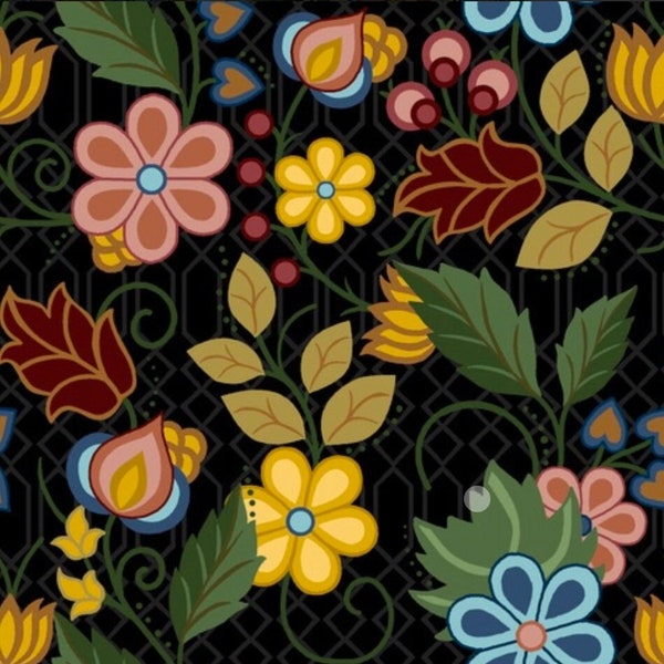 Indigenous Fabric Native Floral 4