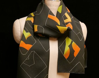 Silk Scarf: Tumbling Squares