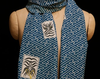 Silk Scarf: Kabuki Maze