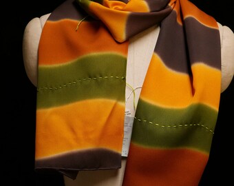 Silk Scarf: Autumn Breeze