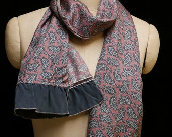Silk Scarf: Rainbow Paisley