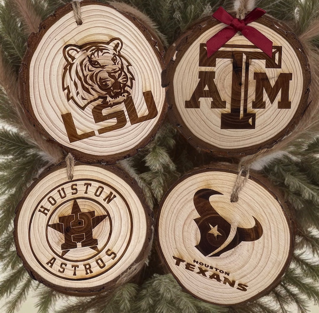Custom Engraved Team Ornaments Team LOGO Ornaments NFL Ornament NBL