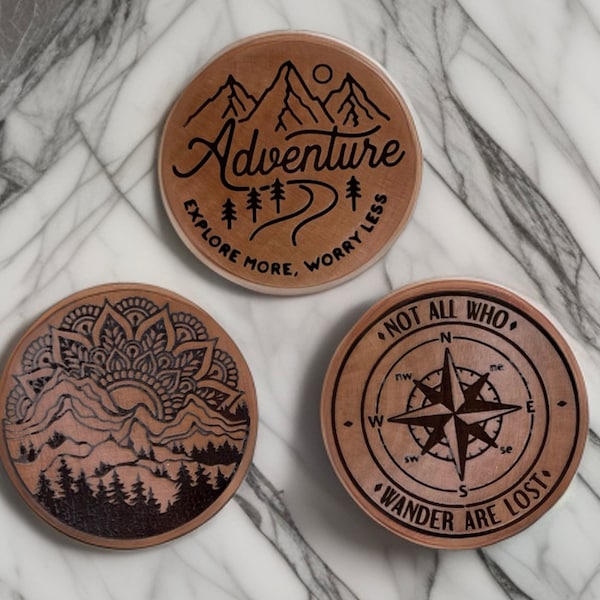 Wooden Engraved Magnetic Bottle Opener - Fridge Magnet Bottle opener - Wooden Bottle Opener - Bottle Opener Gift Set