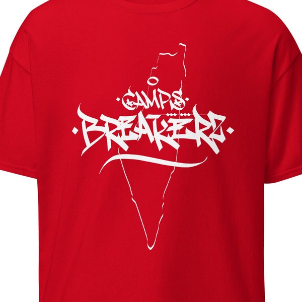 Camps Breakerz Palestine map t-shirt