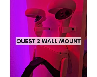 Meta Quest 2 Headset and Controller Wall Mount / Holder | Worldwide Free Shipping