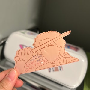 May Thy Knife Chip and Shatter Sticker | Dune Inspired