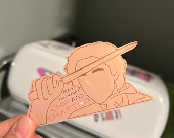 May Thy Knife Chip and Shatter Sticker | Dune Inspired