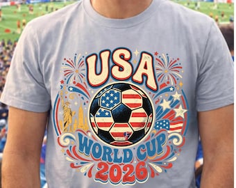 Diseño PNG del Mundial 2026: Gráficos de selecciones internacionales de fútbol, colores de banderas de fútbol globales, archivo para impresión de camisetas deportivas retro.