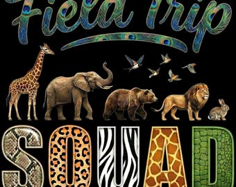 Schulausflugsteam, Zoo-Crew, Wildtier-Safari-Liebhaber, Kinder, PNG-Design