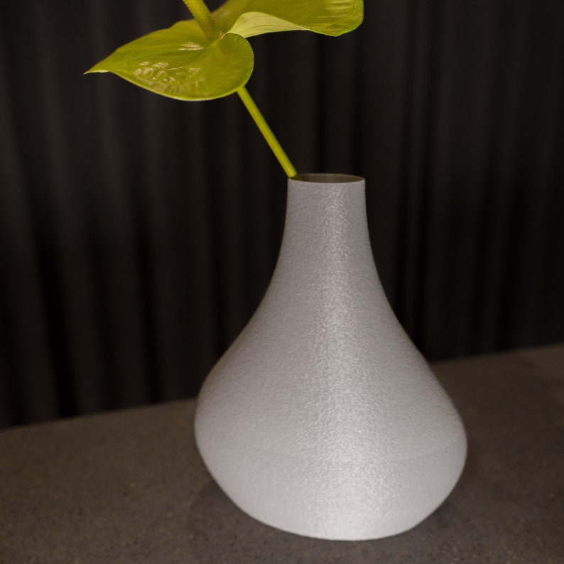 Decorative vase 3D print vase Drop pampas grass dried flowers decoration eucalyptus bouquet gypsophila NOT waterproof zdjęcie 3