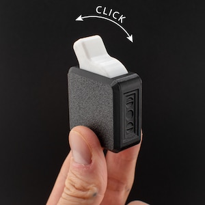 Juguete antiestrés para el TDAH, juguete para dedos, juguete para la escuela y la oficina, juguete antiestrés con clic, discreto, calmante, para concentrarse y evitar la ansiedad, silencioso, discreto, portátil