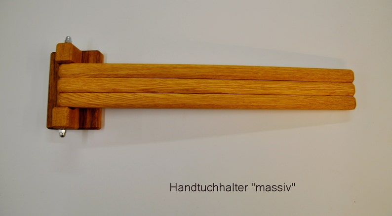 Handtuchhalter, Handtuchstangen, schwenkbarer Handtuchhalter mehrarmig, dreiteilig Bild 4