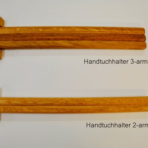 Handtuchhalter, Handtuchstangen, schwenkbarer Handtuchhalter mehrarmig, dreiteilig Bild 3