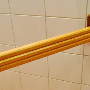 Handtuchhalter, Handtuchstangen, schwenkbarer Handtuchhalter mehrarmig, dreiteilig Bild 8