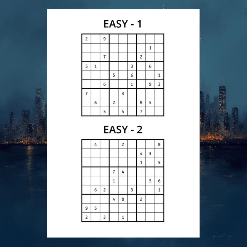 easy to hard puzzles sudoku
