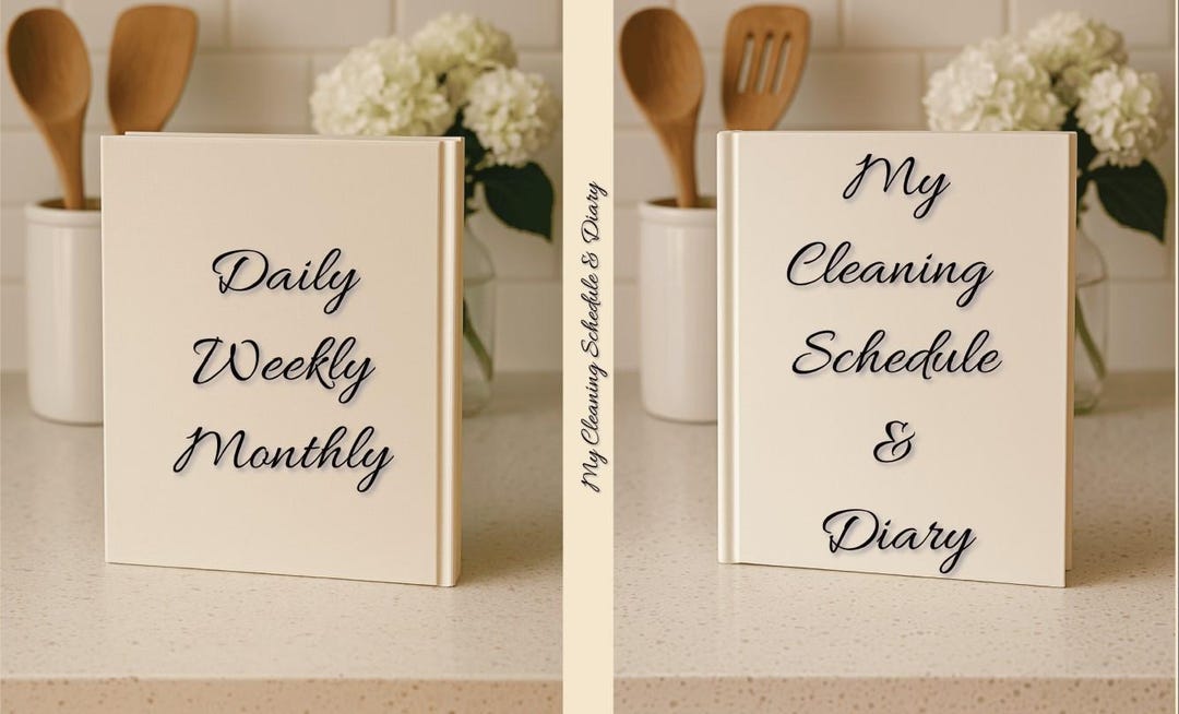 My Cleaning Schedule and Diary - Daily Weekly Monthly Cleaning Schedule ...