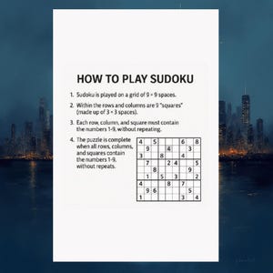 instructions