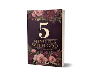 5 Minutes With God: 365 Daily Devotions for Busy Women, Scripture, Prayer, and Encouragement for Everyday Peace  Autographed Copy