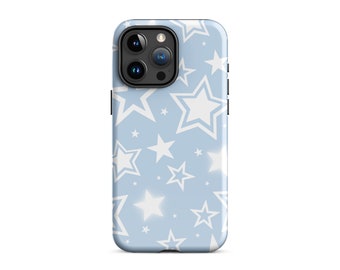 Blue Y2K Stars MagSafe Phone Case Cute Trendy Aesthetic Cover For iPhone 15 Plus 14 Pro Max 12 13 Mini MagSafe Magnet