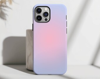 Pink Blue Aura Gradient MagSafe Phone Case Y2K Cute Trendy Aesthetic Cover For iPhone 15 Plus 14 Pro Max 12 13 Mini Magsafe Magnet